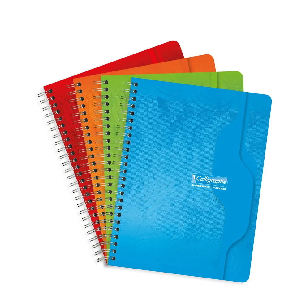 clairefontaine-calligraphe-401c-spiralheft-17x22-cm-50-blatt-franz-sische-lineat image 1