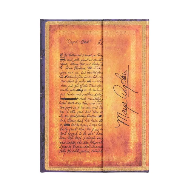 paperblanks-angelou-i-know-why-the-caged-bird-sings-midi-liniert-hardcover-journ image 1
