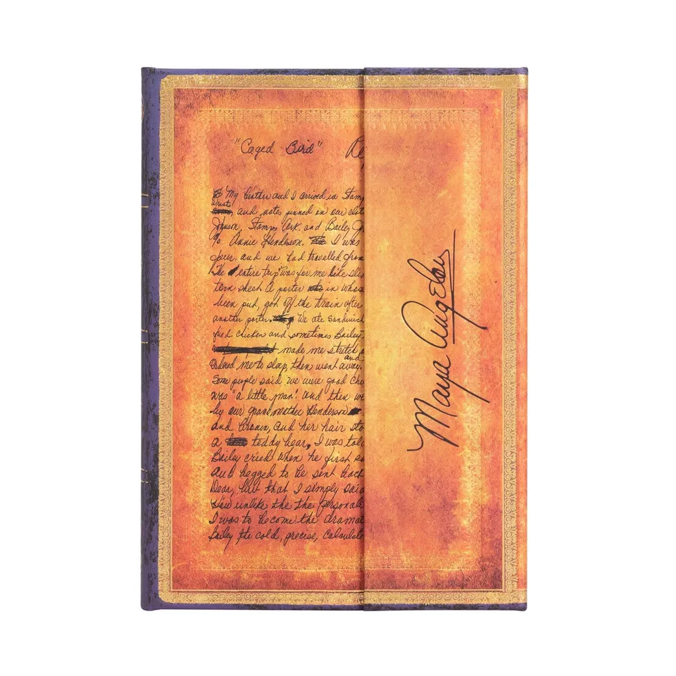 paperblanks-angelou-i-know-why-the-caged-bird-sings-midi-liniert-hardcover-journ image 1