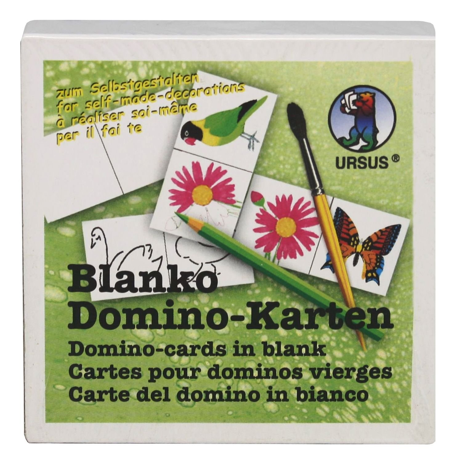 ursus-8280000-blanko-domino-karten-wei-blau-60-st-ck-4-5-x-9-cm-1-mm-kraftkarton image 1