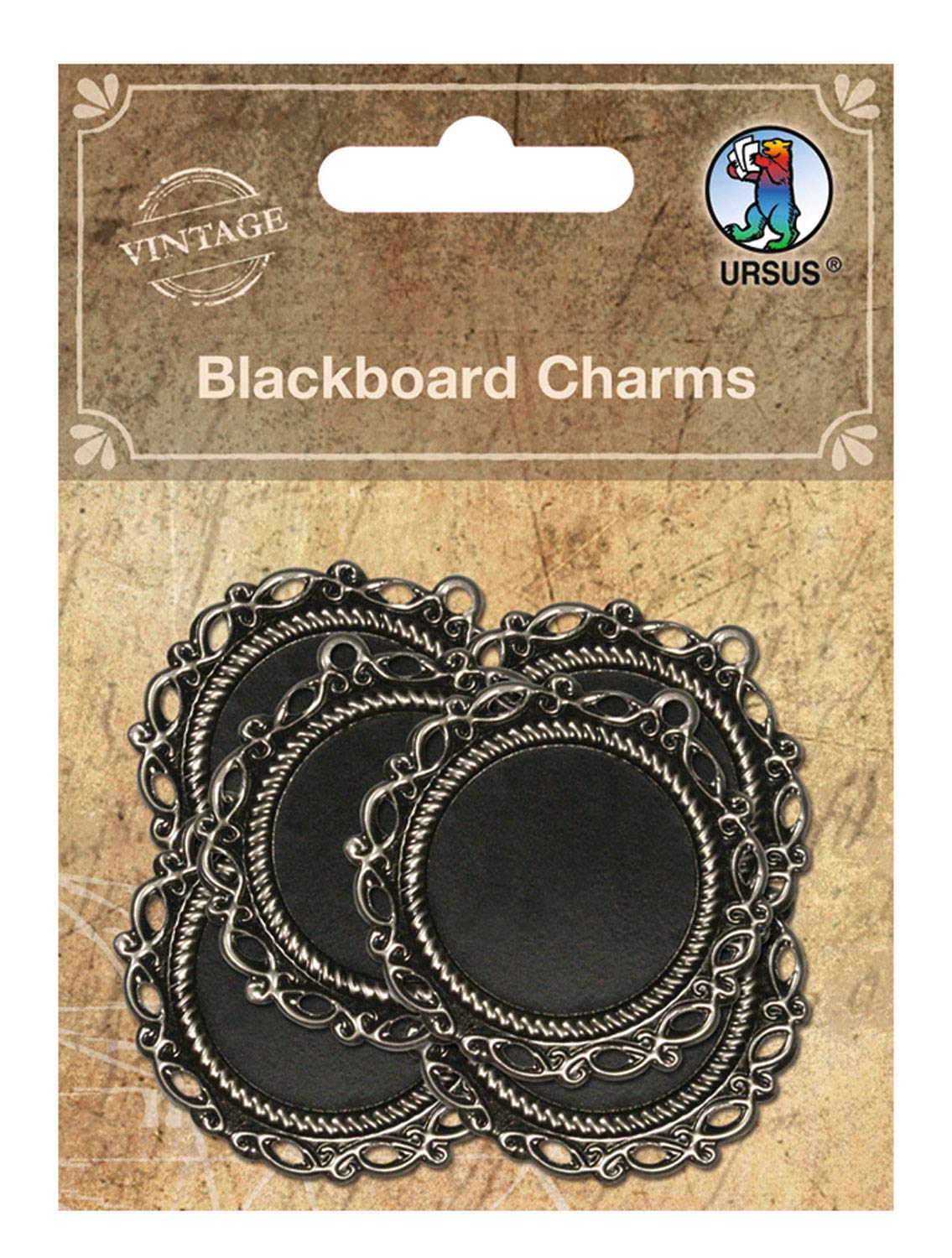 ursus-40700001-blackboard-charms-tafelfolien-sticker-vintage-design-6-st-ck-ca-4 image 1