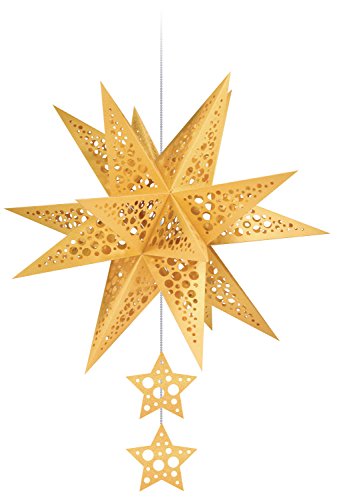 ursus-34570000-modena-stern-bastelset-mini-dots-gold-2-sterne-ca-25-cm image 5