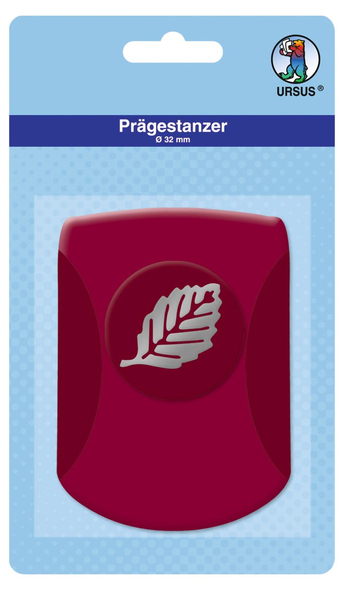 ursus-pr-gestanzer-blatt-32-mm-rosa-f-r-papier-180-240g image 1