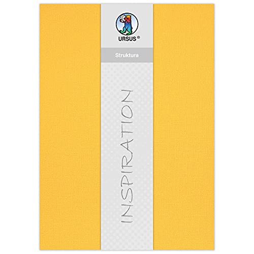 ursus-80010002-bastelkarton-struktura-basic-1-dunkelgelb-220-g-qm-23-x-33-cm image 3