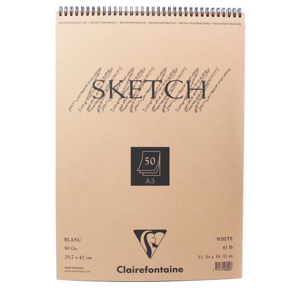 clairefontaine-goldline-skizzenblock-a2-doppelspirale-42-x-59-cm-50-blatt-90-g-w image 8