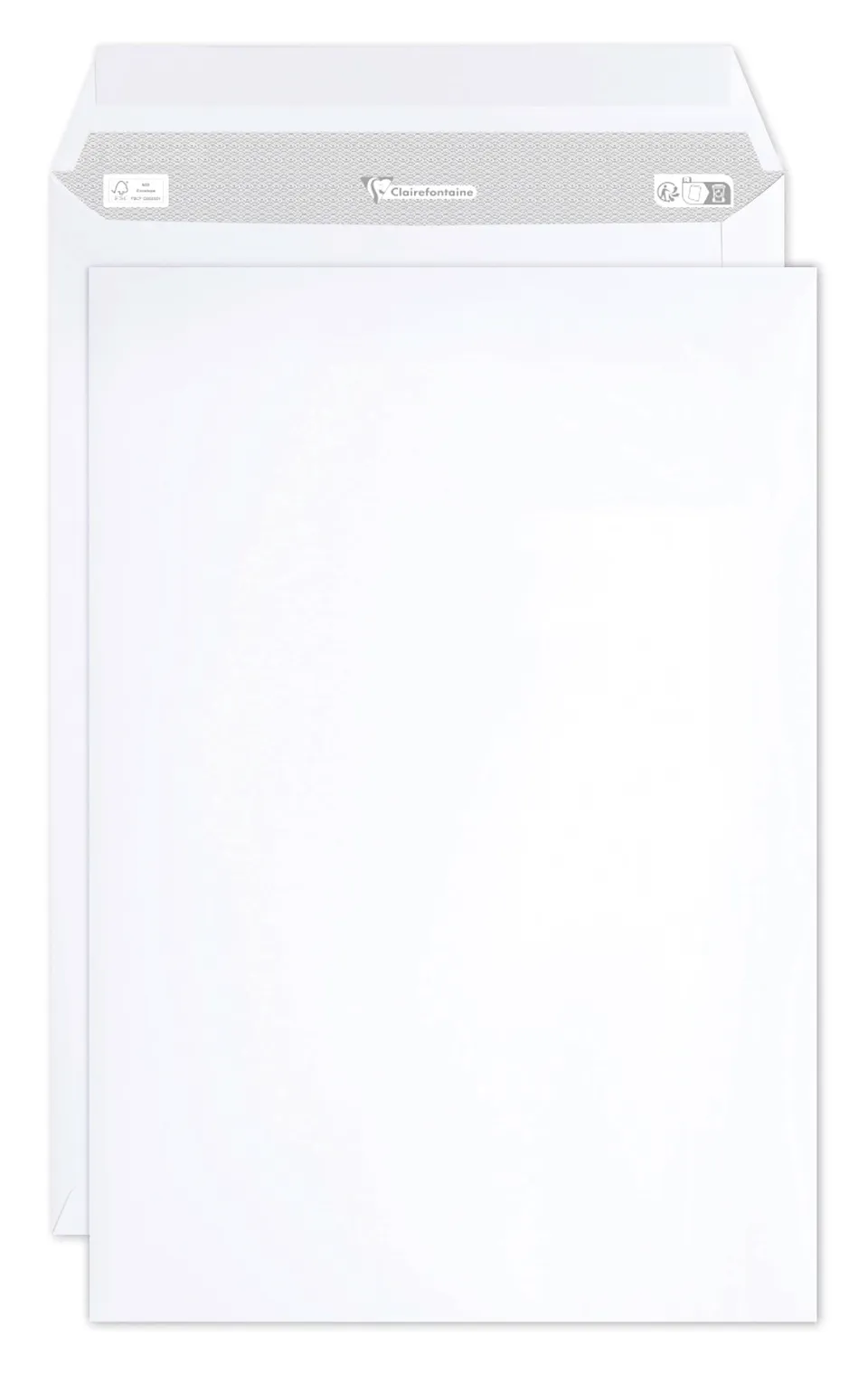 clairefontaine-8050c-versandtaschen-c4-229x324-mm-selbstklebend-90-g-250-st-ck-w image 1