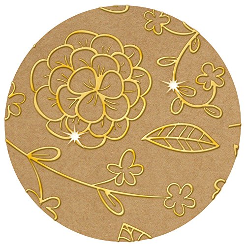 ursus-62384601f-selection-designkarton-blumen-gold-din-a4-250-g-qm-25-blatt image 7