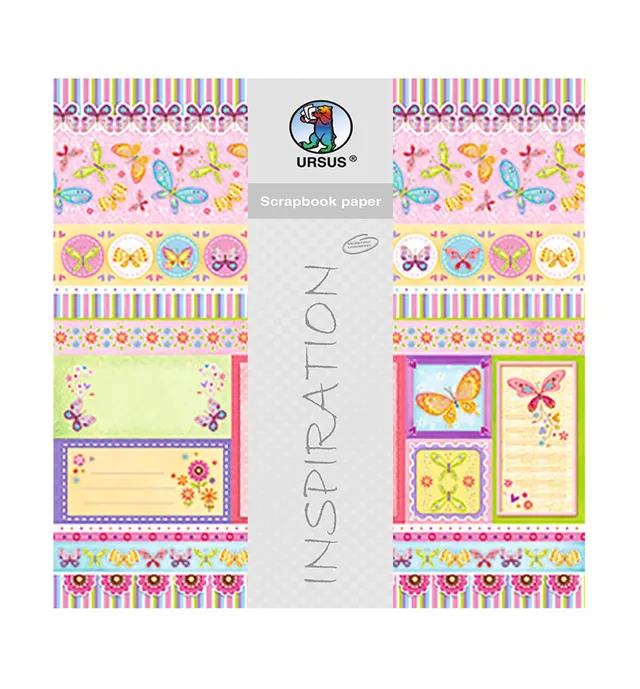 ursus-premium-glitter-scrapbook-paper-schmetterlinge-2-30-5-x-30-5-cm-190-g-qm-5 image 1