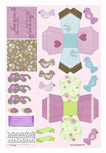ursus-22460099-paper-birdhouses-shabby-chic-bastelset-f-r-10-vogelh-uschen image 6