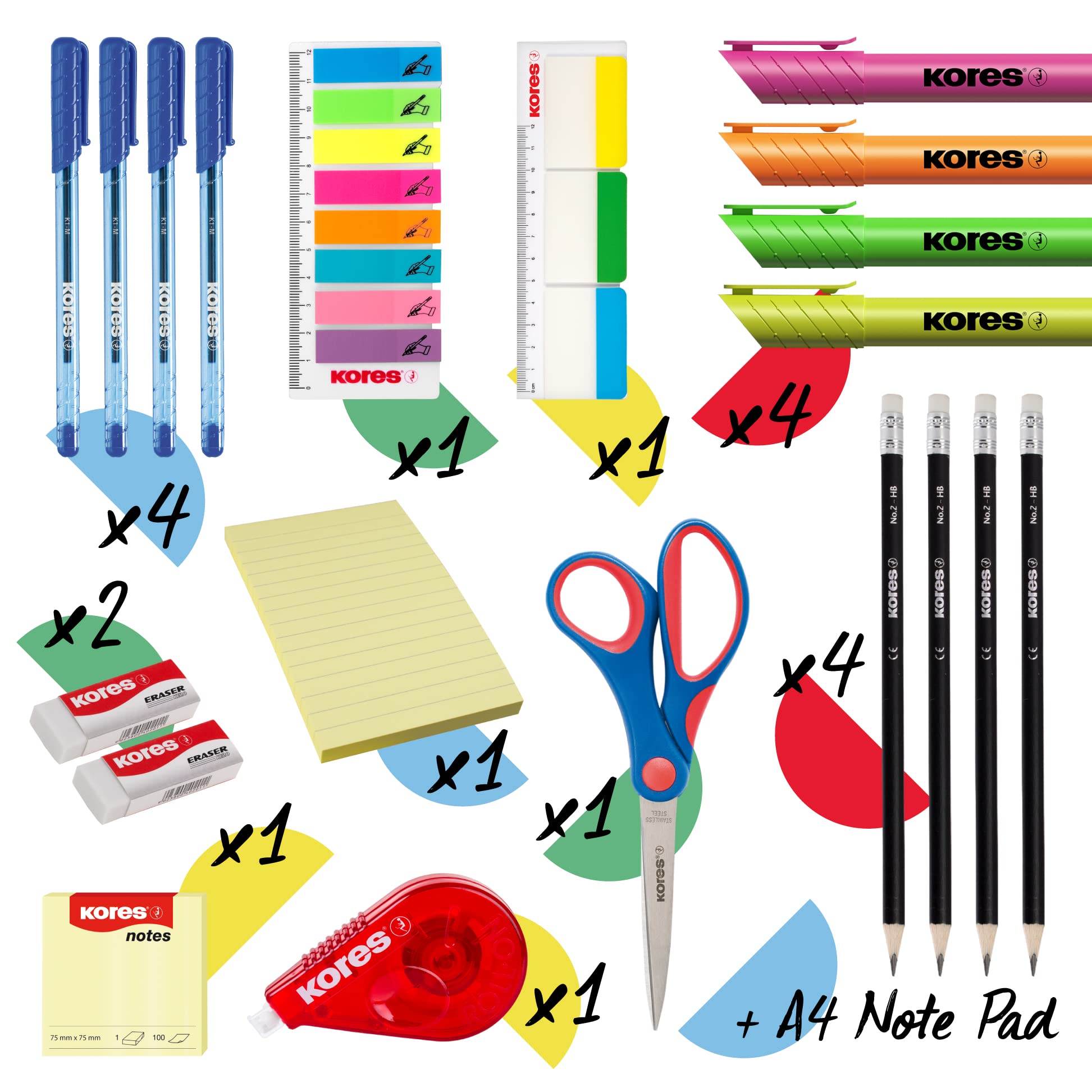 kores-homeoffice-set-11-teiliges-schreibwaren-set-im-koffer image 2