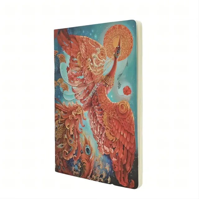 paperblanks-firebird-birds-of-happiness-a4-cahier-notizheft-liniert-80-seiten image 1