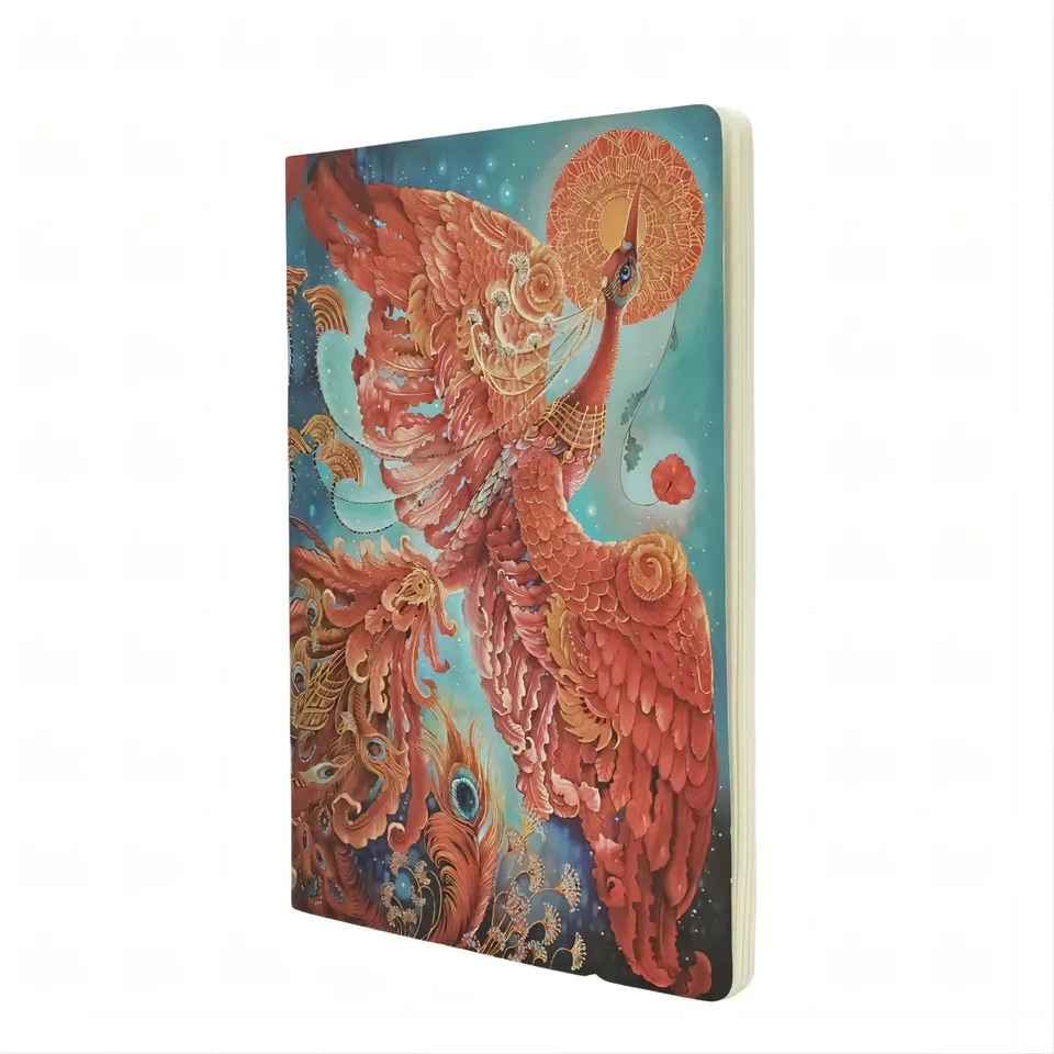 paperblanks-firebird-birds-of-happiness-a4-cahier-notizheft-liniert-80-seiten image 1