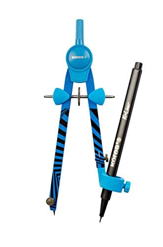 kores-grafiko-neon-metall-zirkel-im-etui-mit-adapter-mine-farbig-sortiert image 2