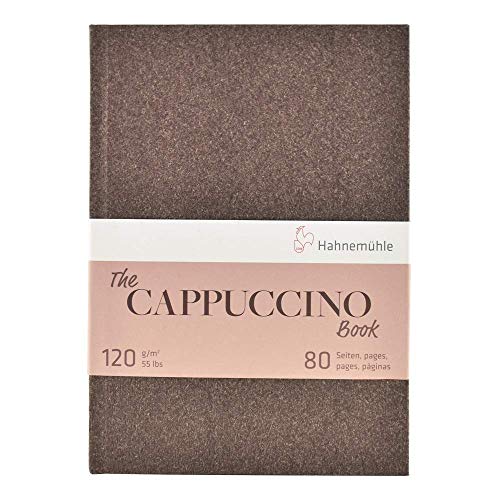 hahnem-hle-the-cappuccino-book-skizzenbuch-a5-40-blatt-120g-hellbraun image 2