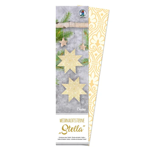 ursus-weihnachtsstern-stella-chadna-faltstern-set-wei-creme image 1