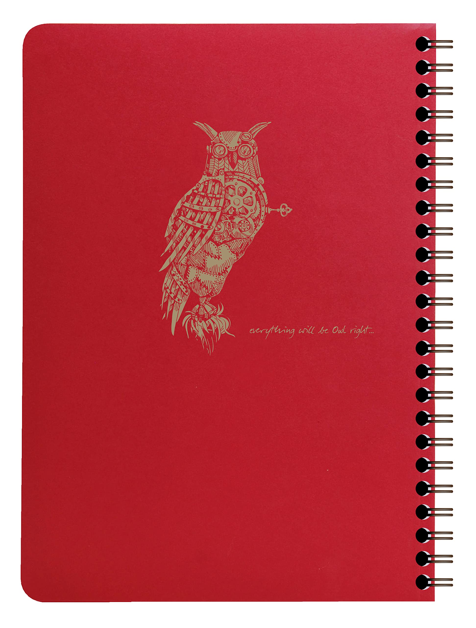 clairefontaine-flying-spirit-red-notizbuch-a5-doppelspiral-60-blatt-liniert-90g- image 2
