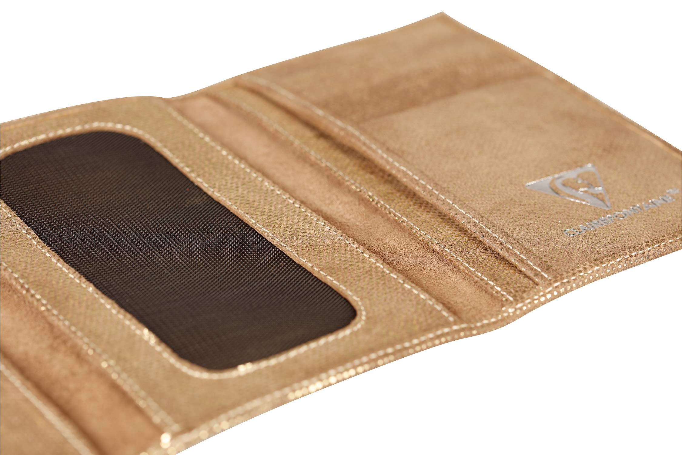 clairefontaine-kleo-pathra-kartenetui-lammleder-gold-15-x-10-cm image 3