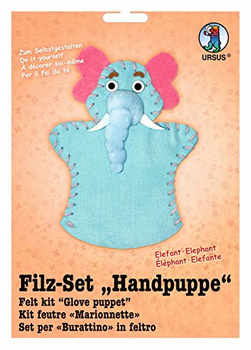 ursus-39560008-filzset-handpuppe-elefant-ca-20-cm-zum-selbstbasteln-und-n-hen image 3