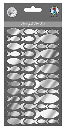 ursus-75080004-spiegel-sticker-fische-46-selbstklebende-acrylglas-sticker-in-ver image 4