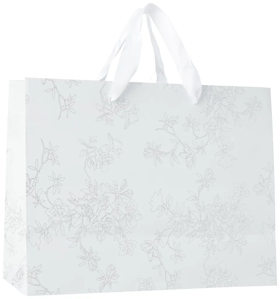 clairefontaine-223760c-geschenktasche-32-x-13-x-24-5-cm-arabesken-silber-wei image 1