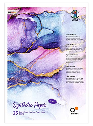 ursus-16264000-yupo-synthetic-paper-din-a3-25-blatt-85-g-qm image 3