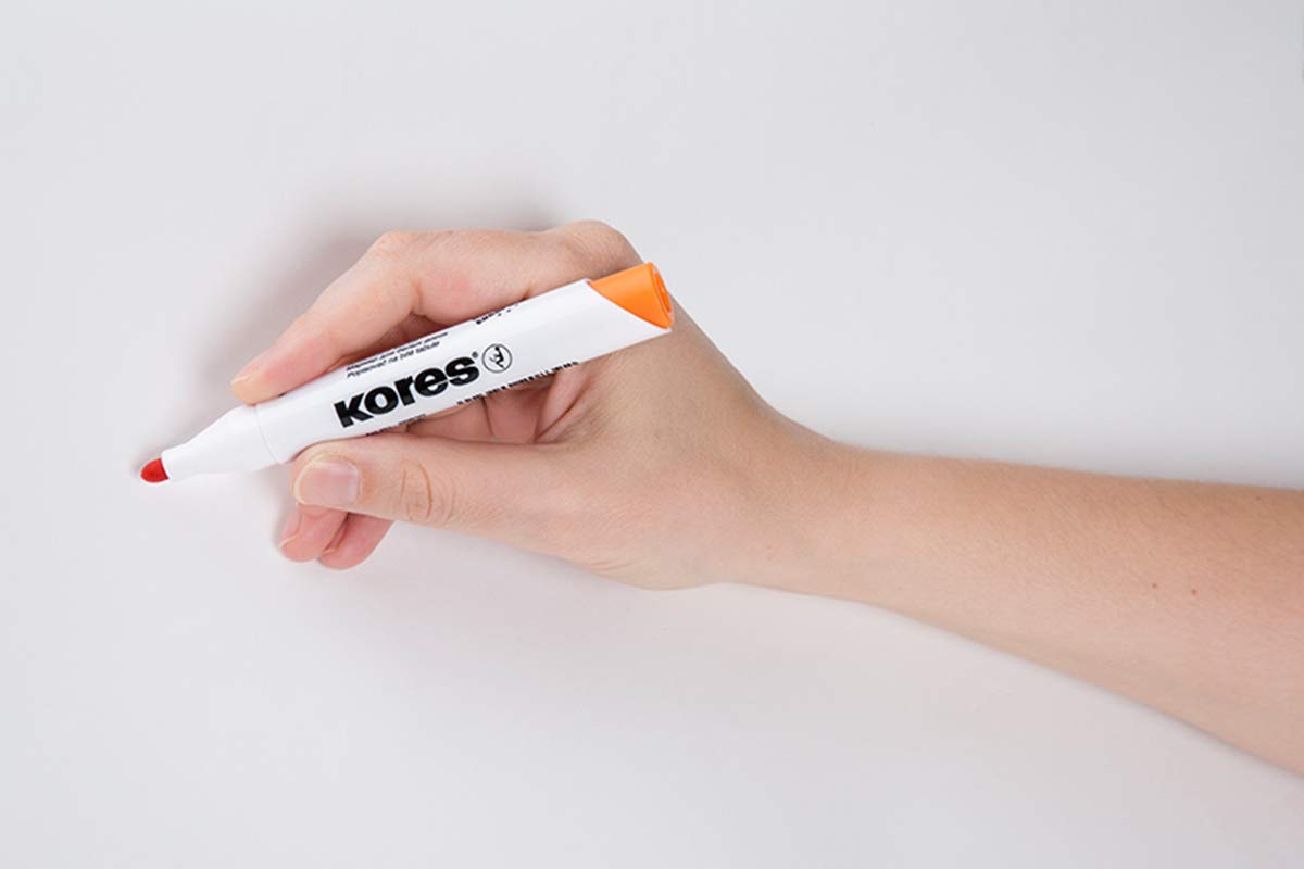 kores-k-marker-xw1-whiteboard-marker-rundspitze-6er-set-sortiert image 4