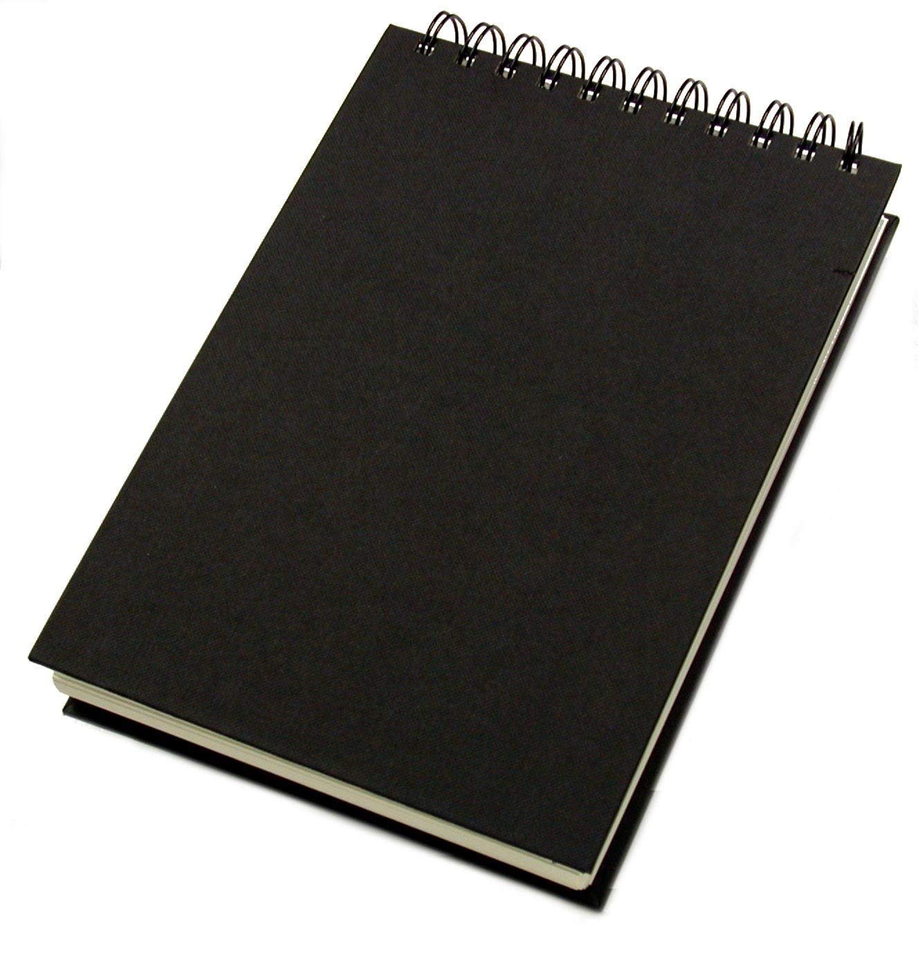 hahnem-hle-skizzenbuch-deko-schwarz-din-a5-140-g-m-62-blatt image 1
