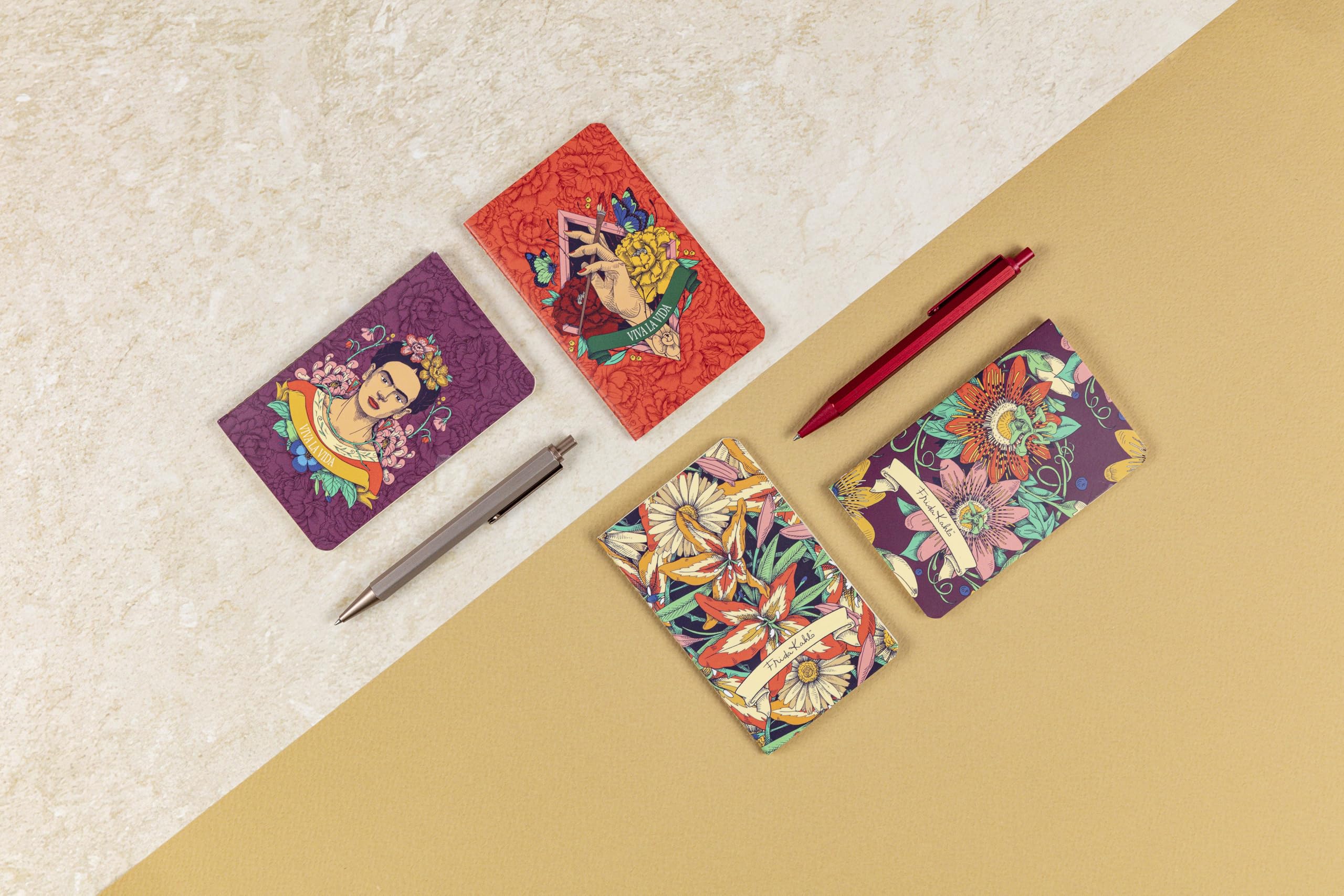 clairefontaine-116210c-notizheft-kladde-frida-kahlo-7-5x12cm-blanko image 5