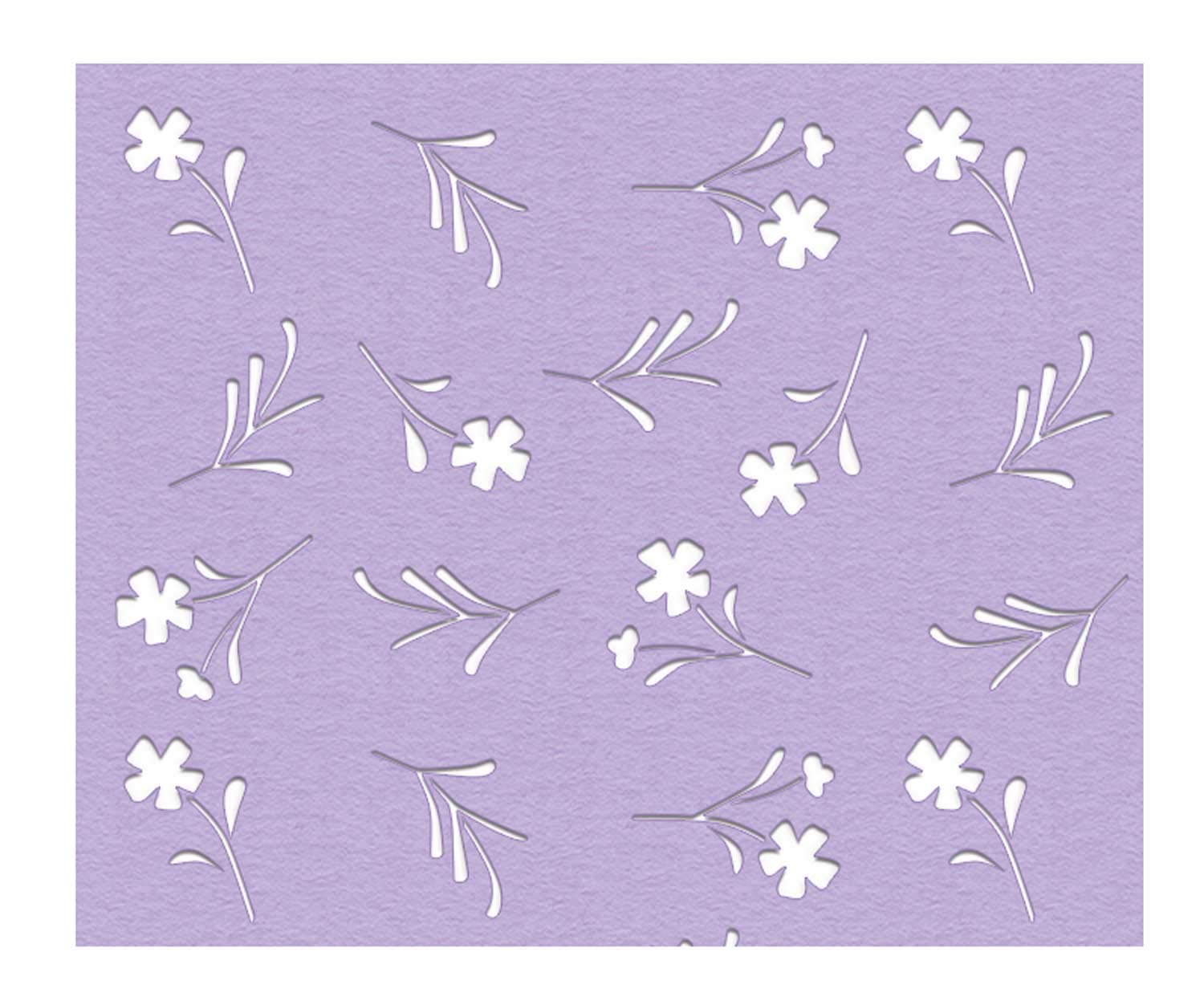ursus-silhouetten-karton-blumen-flieder-23-x-33-cm-300-g-qm-10-blatt-gelasert image 2