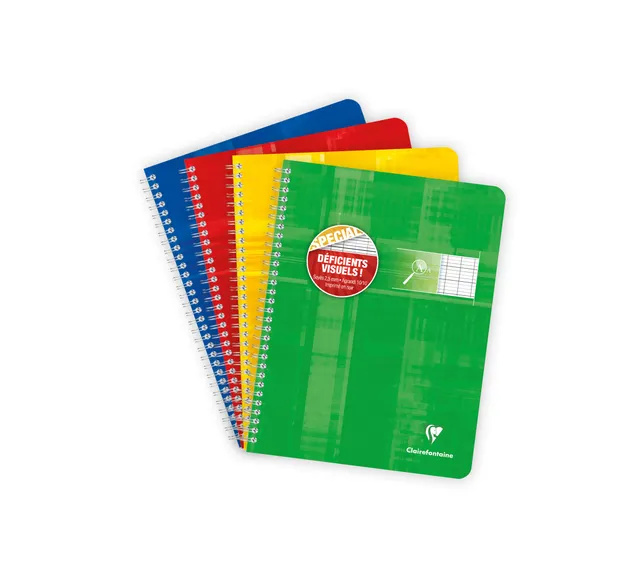 clairefontaine-68796c-spiralblock-17-x-22-cm-lin-10-10-schwarz-f-r-sehbehinderte image 1