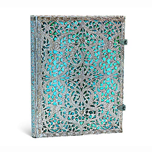 paperblanks-notizbuch-maya-blau-ultra-230x180-mm-240-seiten-liniert-silver-filig image 8