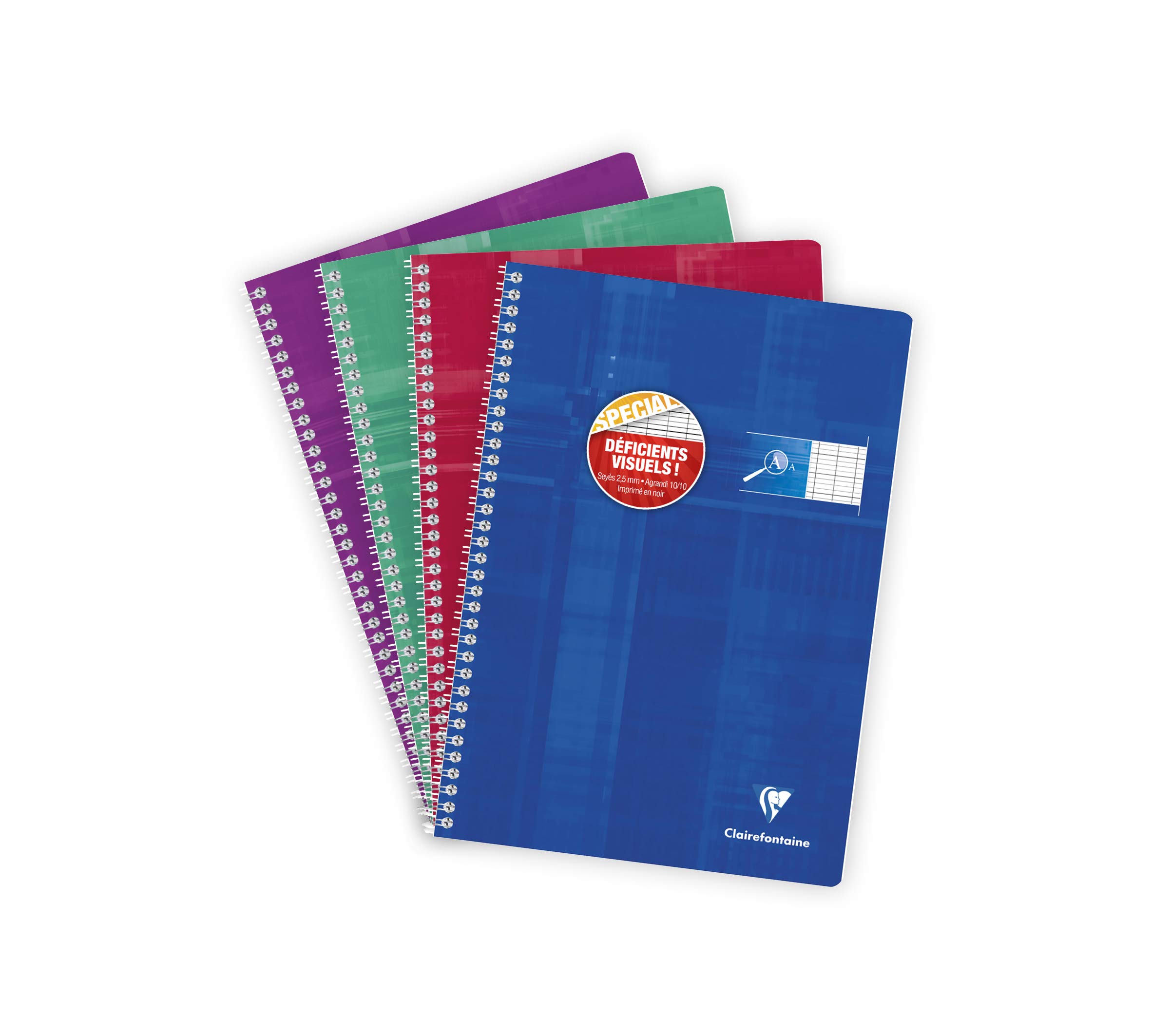 clairefontaine-68796c-spiralblock-17-x-22-cm-lin-10-10-schwarz-f-r-sehbehinderte image 8