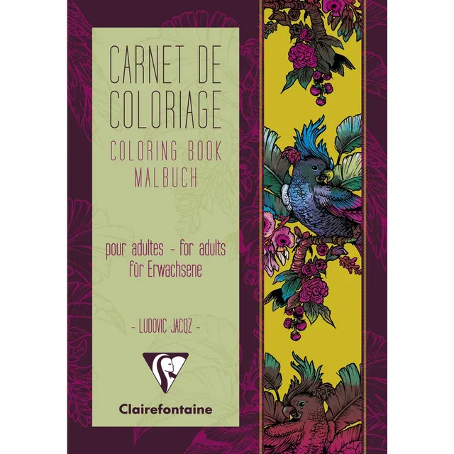 clairefontaine-malbuch-floral-a5-36-seiten-120-g image 1
