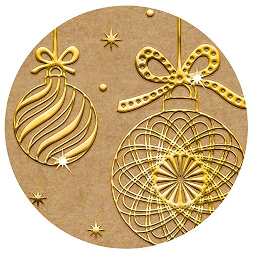 ursus-62254601f-designkarton-weihnachten-weihnachtskugeln-gold-din-a4-5-blatt-25 image 7