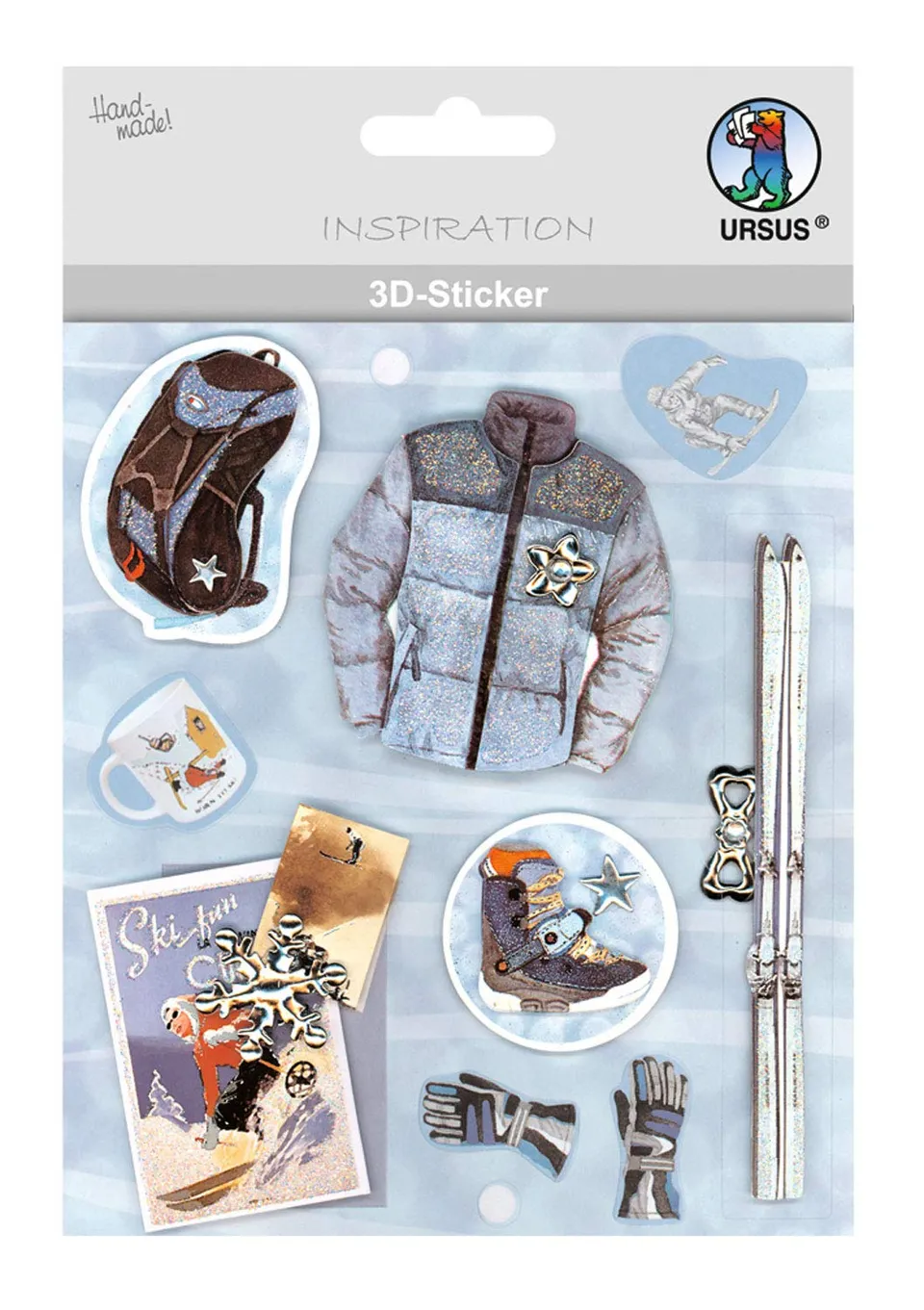 ursus-3d-sticker-everyday-mehrlagig-selbstklebend-f-r-karten-und-scrapbooking image 1
