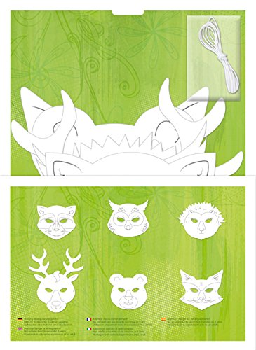 ursus-17050099-blanco-masken-waldtiere-6-st-ck-zum-selbstgestalten-mit-elastikba image 5