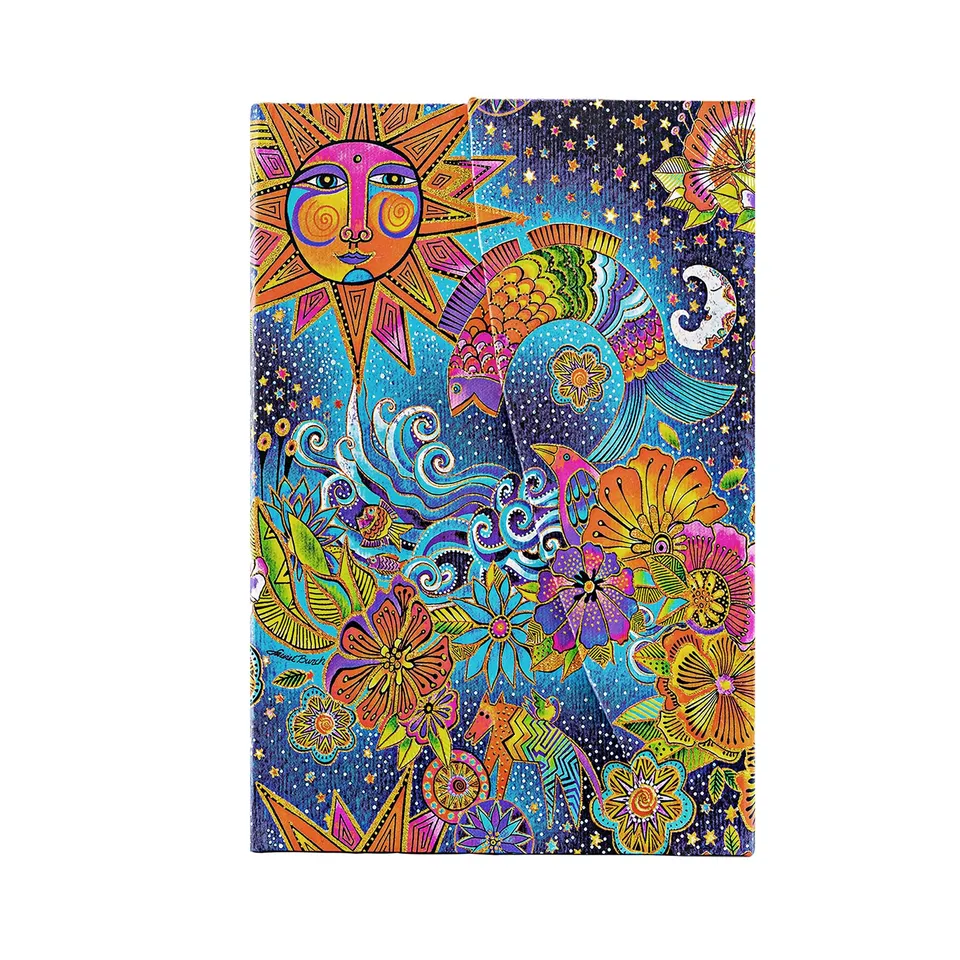 paperblanks-celestial-magic-mini-notizbuch-liniert-hardcover-mit-klappumschlag image 1