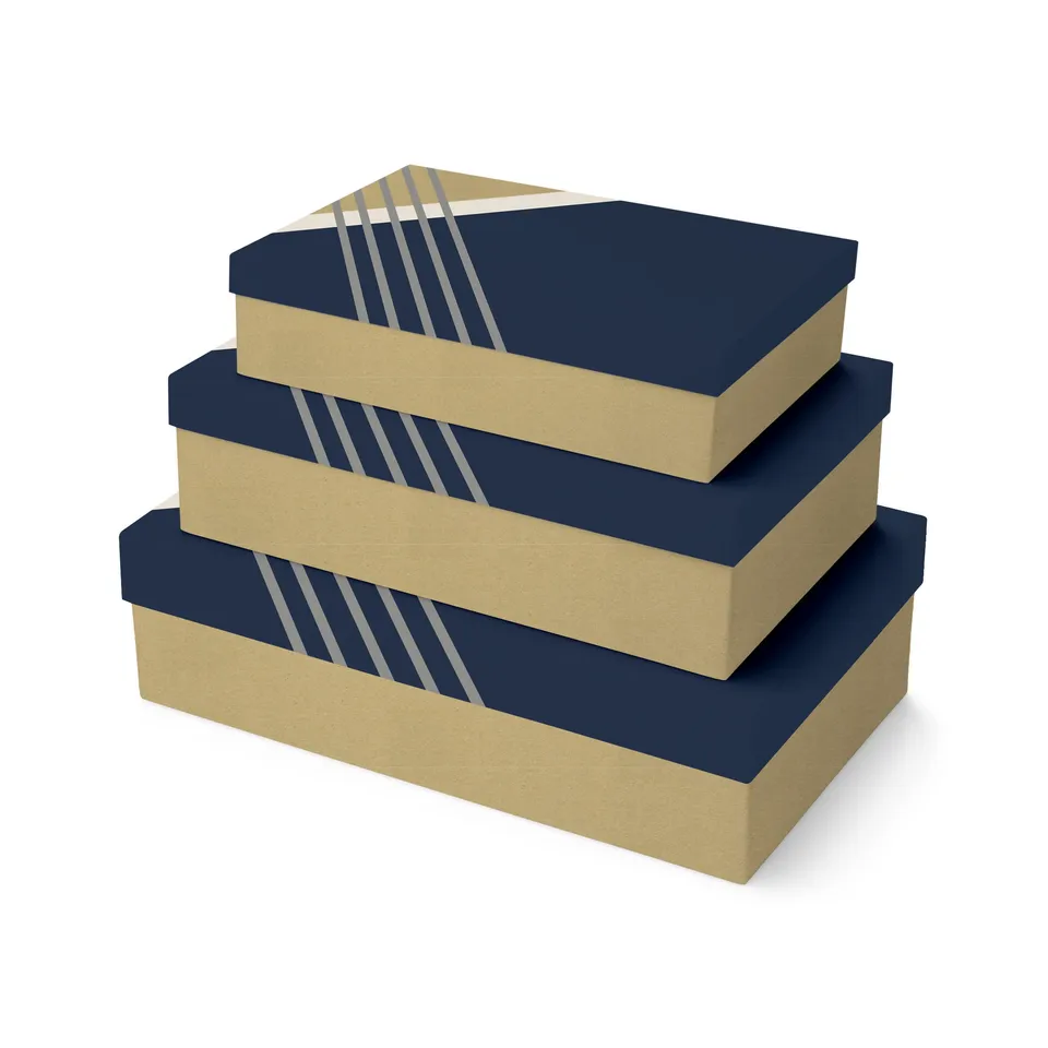 clairefontaine-k-30744-bxc-geschenkbox-set-rechteckig-3-teilig-modern-silberstre image 1