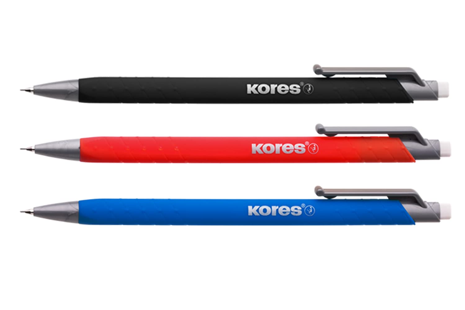 kores-bb99920-m2-grafitos-druckbleistift-3er-set-sortiert-mit-nachf-llminen image 2