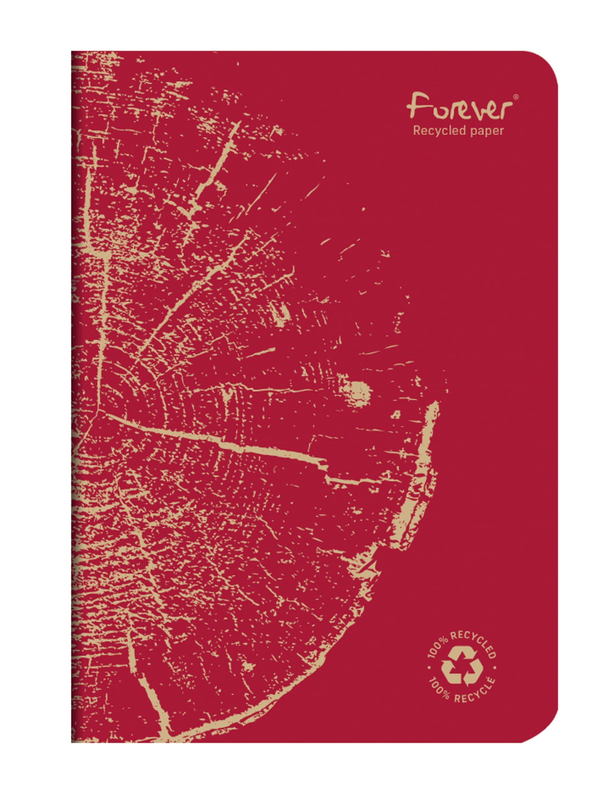clairefontaine-forever-premium-heft-a4-liniert-48-blatt-90g-recycling-dunkelgrau image 5