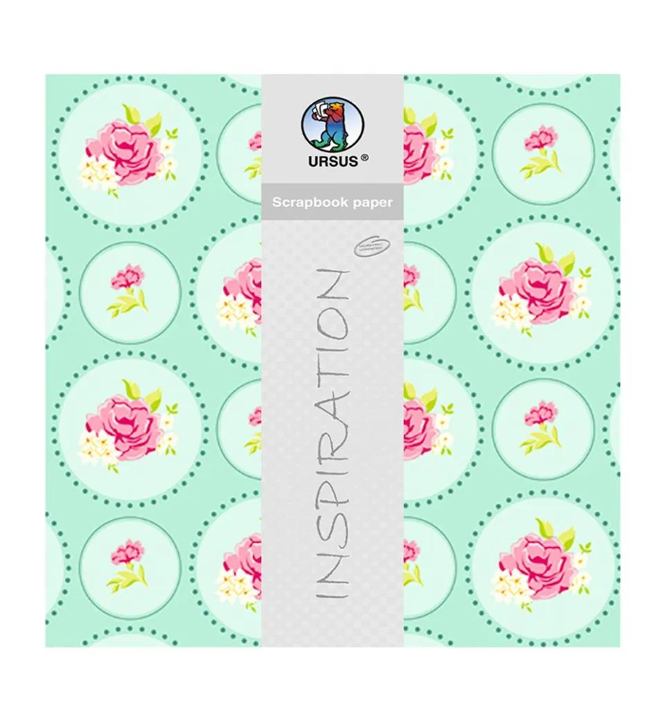 ursus-lotta-2-scrapbook-papier-30-5-x-30-5-cm-motiv-130-5-blatt-designkarton image 1