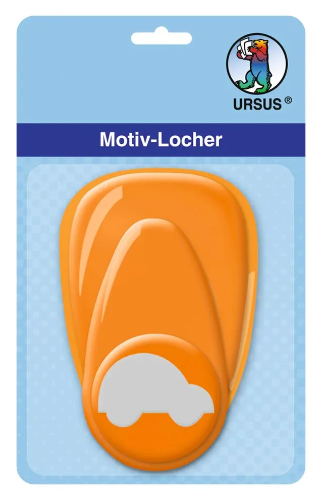 ursus-19480066-motivlocher-mittel-spielzeugauto-orange-25-4-mm image 1