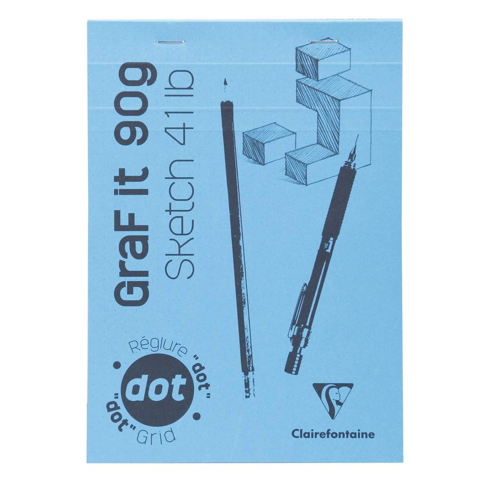 clairefontaine-graf-it-skizzenblock-din-a4-80-blatt-dot-90g-wei image 8