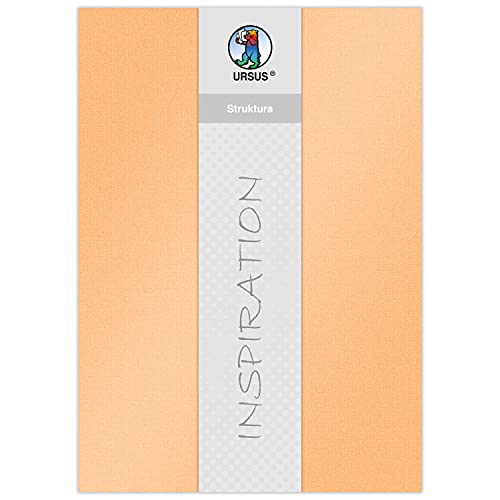 ursus-struktura-pearl-1-bastelkarton-papaya-220-g-qm-23-x-33-cm-5-blatt image 3