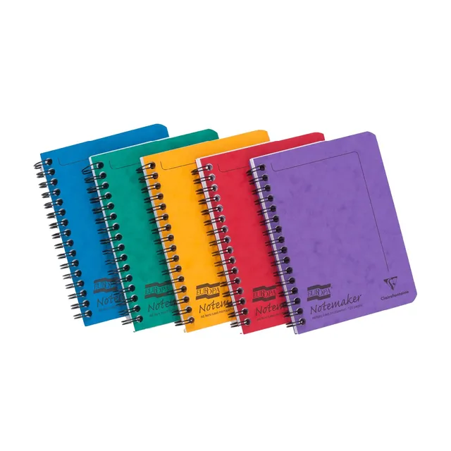clairefontaine-europa-4821138z-spiralhefte-10er-pack-a6-60-blatt-liniert-90g-sor image 1