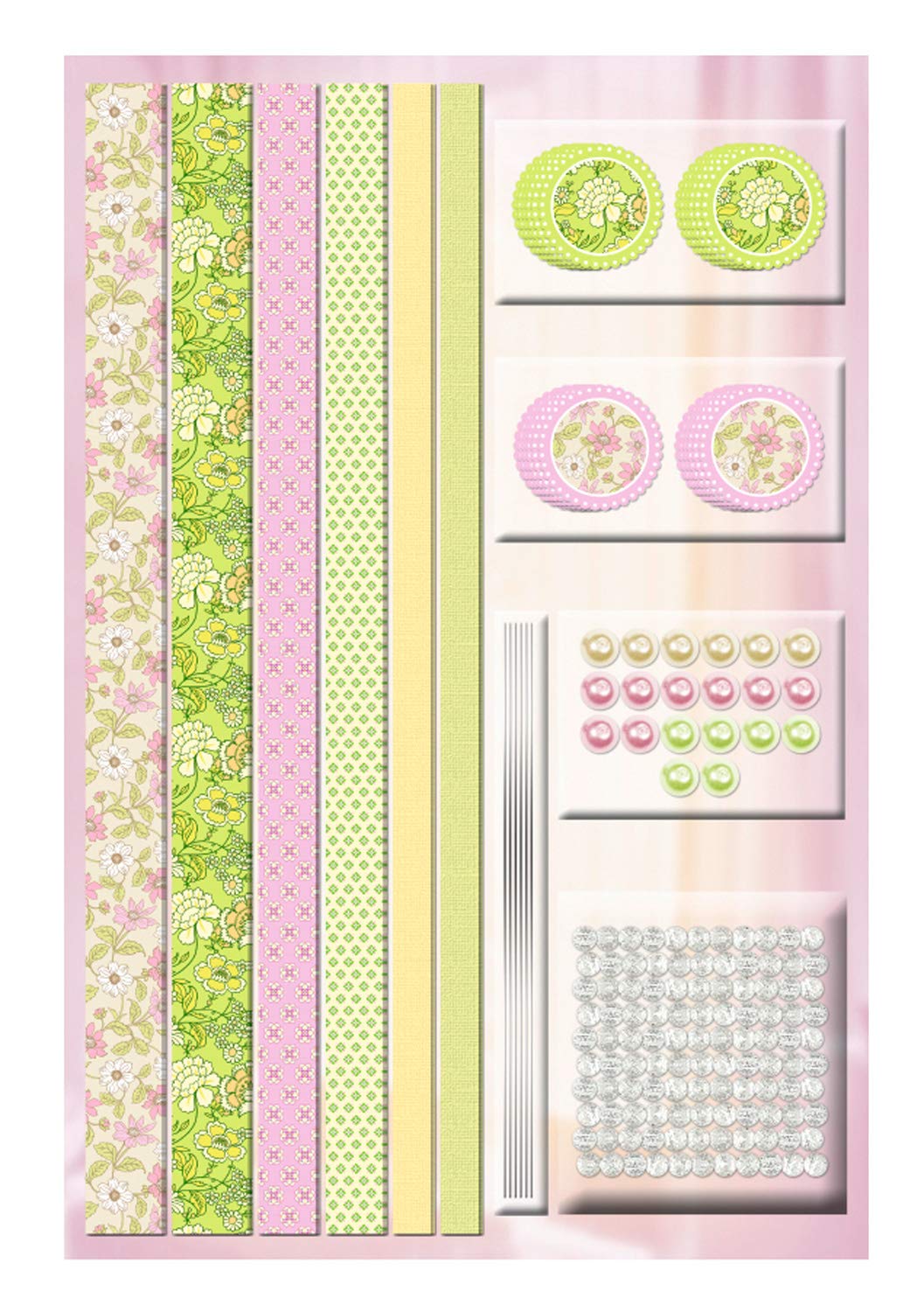 ursus-23560099-designstreifen-paper-balls-charlotte-bastelset-f-r-8-weihnachtsku image 2