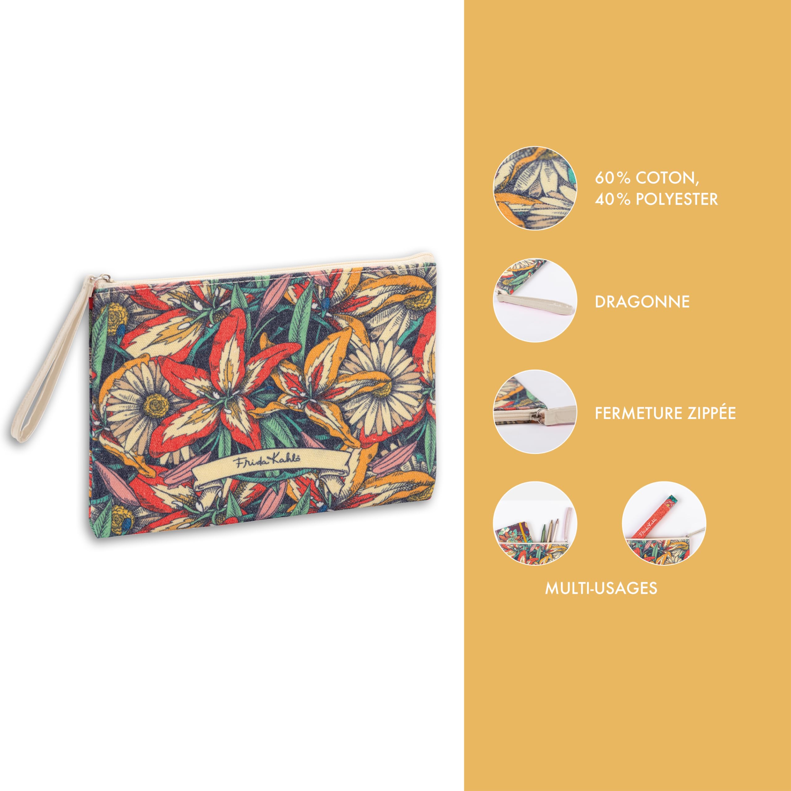 clairefontaine-frida-kahlo-m-ppchen-baumwolle-22-x-16-cm-mit-rei-verschluss image 4