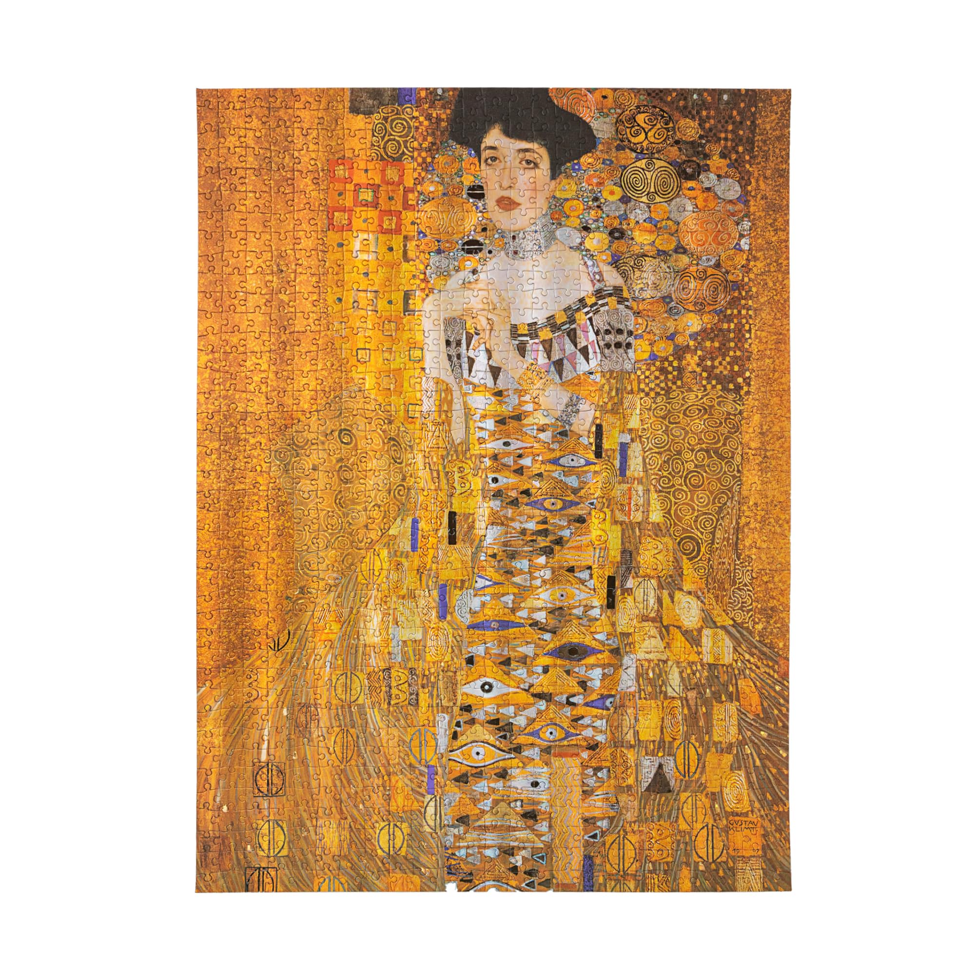 paperblanks-special-editions-klimt-portrait-of-adele-puzzle-1000-teile-cranberry image 3