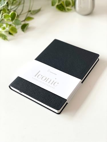hahnem-hle-finenotes-iconic-notebook-a5-punktiert-100g-m-echtleder-schwarz image 5