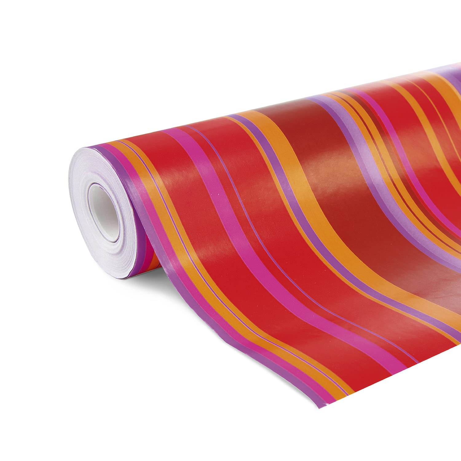 clairefontaine-geschenkpapier-rolle-alliance-fantasie-50x0-70m-rot-gold image 1